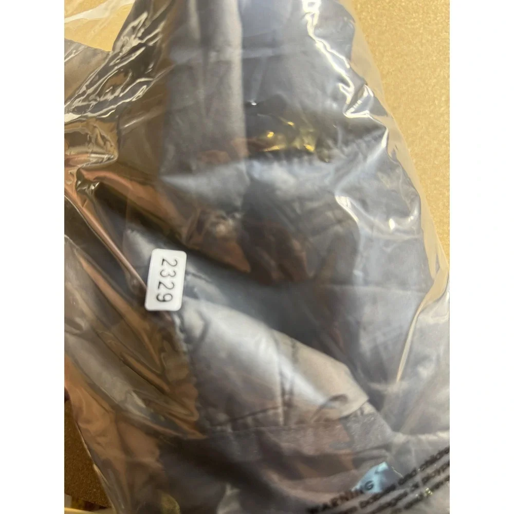 Iron and Resin Freedom Riders Quilted Vest Gray Puffer Full Zip Mens Medium